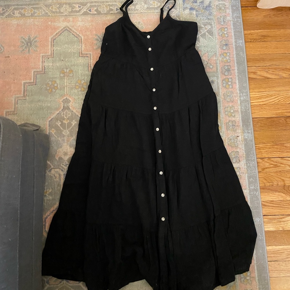 Target universal thread black maxi dress - size L